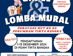 Perumdam Tirta Bangka Gelar Perlombaan Meriah dalam Rangka HUT ke-33