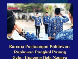 Upacara Peringatan Hari Bela Negara di Rupbasan Kelas II Pangkalpinang Berlangsung Khidmat