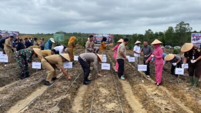 Kapolres Bangka Barat Hadiri Penanaman Jagung Serentak 1 Juta Hektare