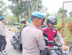 Sie Propam Gelar Gaktibplin Kendaraan Personil Polres Bangka Barat