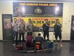 Polsek Jebus Ringkus Pelaku Pencurian Peralatan Kebun Milik Warga