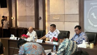 Gubernur Hidayat Pimpin Rakor Kepala Daerah se-Babel, Bahas RTRW dan Tambang Timah