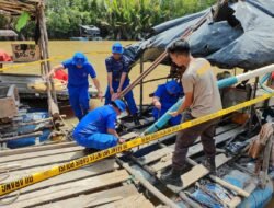 Tambang Timah Ilegal di Jada Bahrin Ditindak, Polres Bangka Sita Puluhan Mesin Robin