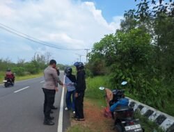 Respon Cepat Polisi, Polsek Merawang Bantu Warga Mogok Kurang dari 5 Menit Lewat Layanan 110