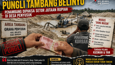 Tambang Graha Penyusuk Disorot, Penambang Mengaku Dipalak dan Dipaksa Jual Timah ke Pihak Tertentu