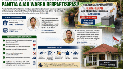 Ditutup 12 Mei 2026, Pendaftaran Bacalon Kaling Sri Pemandang Resmi Dibuka