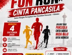 Lari Sehat Sambil Menanamkan Nilai Kebangsaan, Ini Keseruan Fun Run Cinta Pancasila 2026