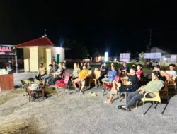 Polisi dan Warga Membaur, Nobar Piala Dunia Jadi Ajang Pererat Silaturahmi di Bangka