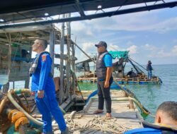 Polri, TNI dan Pemda Kompak Tertibkan Tambang Ilegal, Empat Ponton Digelandang ke Pos Sandar Belinyu