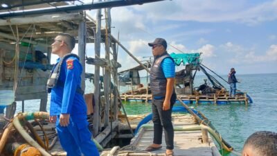Polri, TNI dan Pemda Kompak Tertibkan Tambang Ilegal, Empat Ponton Digelandang ke Pos Sandar Belinyu