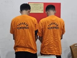 Satresnarkoba Polres Bangka Gagalkan Peredaran Ekstasi, Dua Pria Asal Palembang Ditangkap