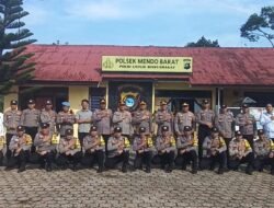 Kapolres Bangka Pimpin Apel di Polsek Mendo Barat, Tekankan Disiplin dan Profesionalisme Personel