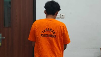 Satresnarkoba Polres Bangka Ringkus Pria di Pondok Kebun, 37,90 Gram Ganja Diamankan