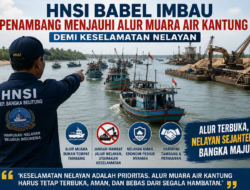 HNSI Babel Desak Tambang Menjauh dari Alur Muara Air Kantung, Keselamatan Nelayan Dipertaruhkan