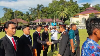 Hari Bhayangkara ke-80, Kapolres Bangka Pimpin Upacara dan Berikan Penghargaan kepada Personel Berprestasi