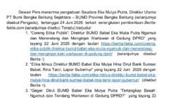 Putusan Dewan Pers Belum Dilaksanakan Utuh, Eka Mulya Putra Segera Tempuh Jalur Pidana dan Perdata