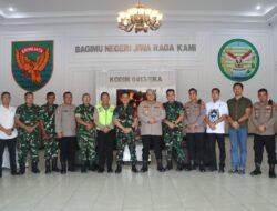 Perkokoh Sinergitas TNI-Polri, Kapolres Bangka Silaturahmi ke Makodim 0413/Bangka