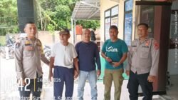 Respon Cepat Aduan Masyarakat Lewat Layanan 110, Samapta Polres Bangka Temukan Pria Linglung dan Pertemukan dengan Keluarganya