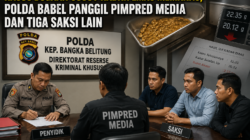 Bang Doi Dipanggil Ditreskrimsus Polda Babel, Dugaan Aliran Dana dalam Kasus Toko Mas Gunung Kawi Mencuat