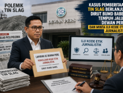 Kasus Pemberitaan Tin Slag Berlanjut, Dirut BUMD Babel Tempuh Jalur Dewan Pers dan Minta Uji Kode Etik Jurnalistik
