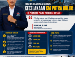 Empat Nelayan Asal Tanjung Pandan Masih Hilang, Ketua HNSI Babel Koordinasi dengan HNSI Kepri