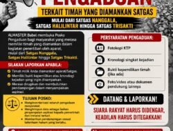 ALMASTER Babel Fasilitasi Masyarakat, Buka Layanan Pengaduan Terkait Pengamanan Timah oleh Satgas