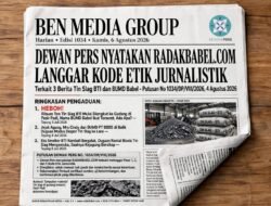 Dewan Pers Bongkar Pelanggaran Jejaring Media Radakbabel.com: Berita Dinilai Menghakimi, Tak Terverifikasi, dan Tak Berimbang