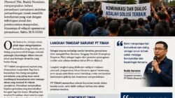 PT Timah Minta Masyarakat Belitung Timur Tetap Jaga Situasi Tetap Aman dan Kondusif