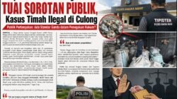 Disorot Soal Penampungan Timah Ilegal di Mentok, Kanit Tipidter Polres Bangka Barat: Akan Kami Selidiki