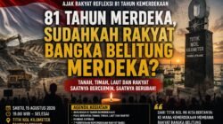 81 Tahun Indonesia Merdeka, Sudahkah Rakyat Bangka Merdeka? ALMASTER-FM PAL Gelar Refleksi di Titik Nol