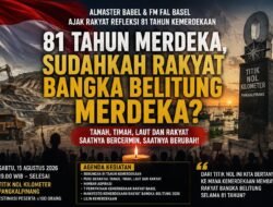 81 Tahun Indonesia Merdeka, Sudahkah Rakyat Bangka Merdeka? ALMASTER-FM PAL Gelar Refleksi di Titik Nol
