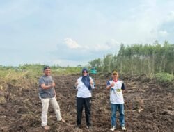 Kelurahan Binaan Lapas Pangkalpinang Berlanjut, Kakanwil Tinjau Lahan Cetak Sawah di Tuatunu