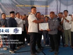 Sinergi Pers dan Pemasyarakatan: DPD PJS Babel Beri Penghargaan pada Pisah Sambut Kalapas Sungailiat