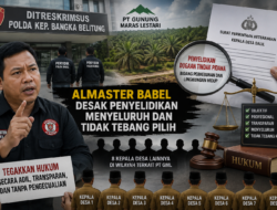 ALMASTER Desak Ditreskrimsus Polda Babel Selidiki Kasus PT GML Secara Menyeluruh