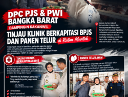 DPC PJS Dan PWI Bangka Barat Dampingin Kakanwil Tinjau Klinik Berkapitasi BPJS dan Panen Telur di Rutan Muntok