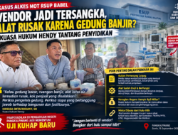 Vendor Jadi Tersangka, Alat Rusak karena Gedung Banjir? Kuasa Hukum Hendy Tantang Penyidikan