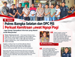 PJS BASEL dan Satpolairud beserta humas Polres Basel, Ngopi Bareng