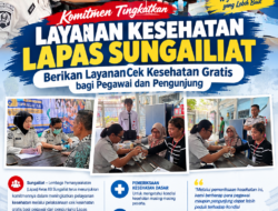 Komitmen Tingkatkan Layanan Kesehatan, Lapas Sungailiat Berikan Layanan Cek Kesehatan Gratis bagi Pegawai dan Pengunjung