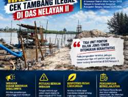 Polairud Polres Bangka Tiga Ponton Rajuk Tower, Cek Tambang Ilegal di DAS Nelayan II