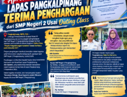 Lapas Pangkalpinang Terima Apresiasi dari SMP Negeri 2 Usai Outing Class