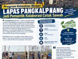 Program Kelurahan Binaan Lapas Pangkalpinang Jadi Pemantik Kolaborasi Cetak Sawah