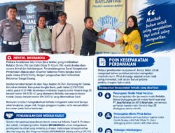 Difasilitasi Satlantas Polres Bangka Barat, Dua Pengendara Laka Lantas di Air Samak Sepakat Selesai Kekeluargaan