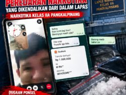 “Atensi” untuk Kakanwil Ditjenpas Babel,, Bebasnya Ponsel Hingga Peredaran Narkotika Yang Di Kendalikan Dari Dalam Lapas Narkotika Kelas IIA Pangkalpinang