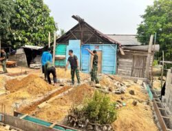 Perkuat Kemanunggalan TNI-Rakyat, Kodim 0431/Bangka Barat Wujudkan Hunian Lebih Layak