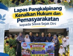 Lapas Pangkalpinang Kenalkan Hukum dan Pemasyarakatan kepada Siswa Sejak Dini