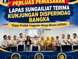 Perkuat Sinergi dan Perluas Peluang Pemasaran, Lapas Sungailiat Terima Kunjungan Disperindag Bangka untuk Tinjau Produk Unggulan Warga Binaan