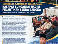 Teguhkan Komitmen Kolaborasi, Kalapas Sungailiat Hadiri Pelantikan Sekda Bangka sekaligus Momentum Penguatan Sinergi
