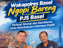 Wakapolres Basel Ngopi Bareng PJS Basel,Perkuat Sinergi dan Kamtibmas serta Keterbukaan Informasi Publik
