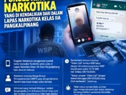 Lagi!!! Terkuak, Bebasnya Ponsel Hingga Peredaran Narkotika Yang Di Kendalikan Dari Dalam Lapas Narkotika Kelas IIA Pangkalpinang