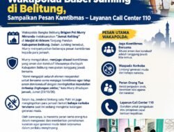 Wakapolda Babel Jumling Di Belitung, Sampaikan Pesan Kamtibmas – Layanan Call Center 110